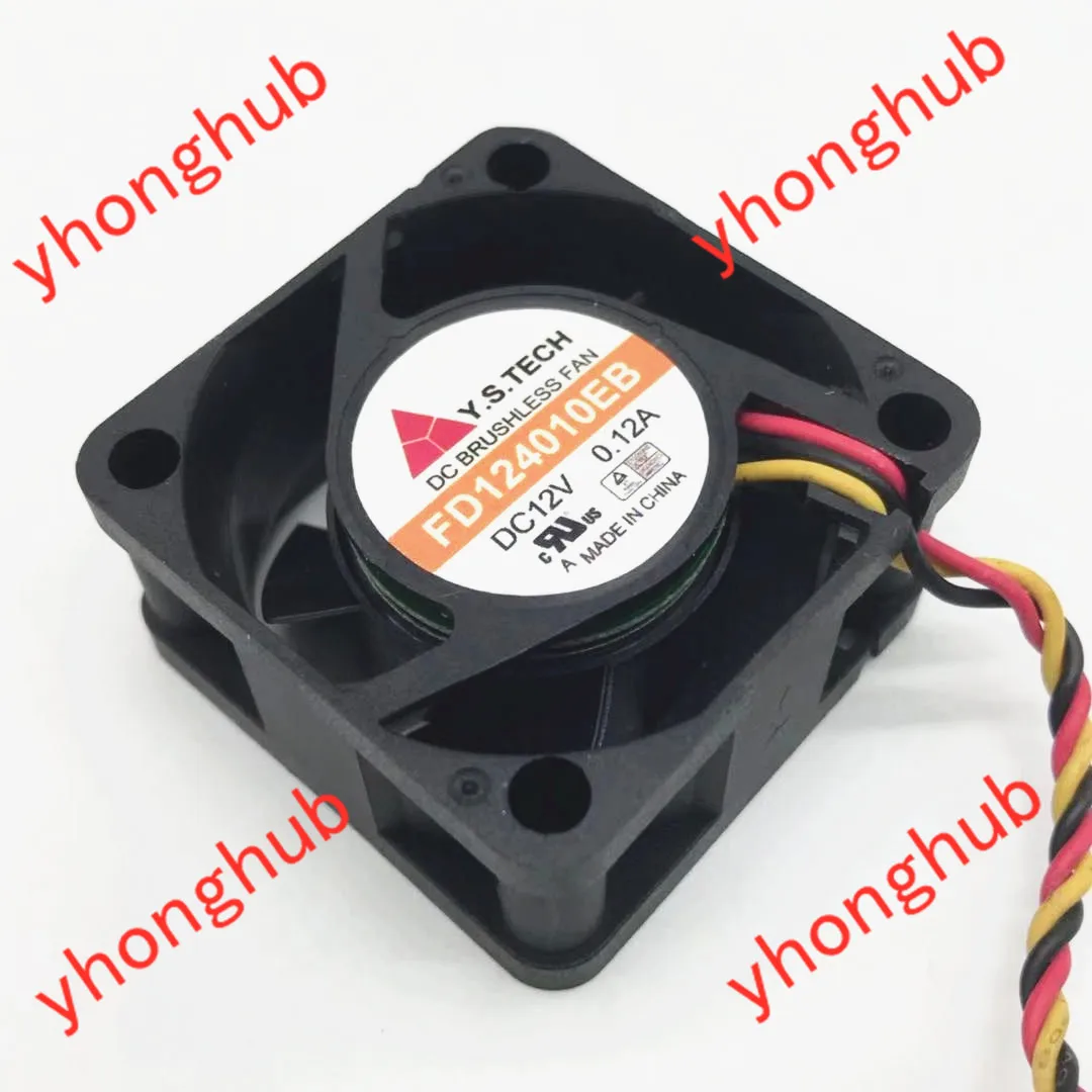 Вентилятор охлаждения сервера Y.S.TECH FD124020EB DC 12 В 0.12A 3 Wire 40x40x20 мм|square fan|dc techserver fan |