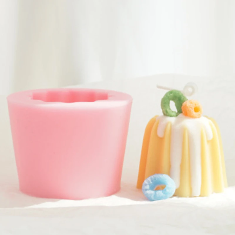 

Canel Mold,Pudding Mold Silicone,Mold Silicone Material Aromatherapy,Candle Making Kit,Handmade Candle Mold,Soap Mold Silicone