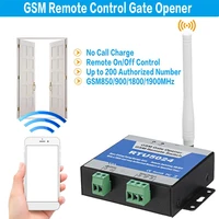 security rtu5024 gsm door opener relay wireless remote access control switch opener for household electric door control system