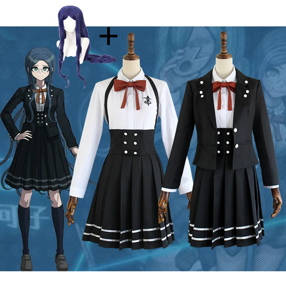 Аниме Danganronpa V3 Shirogane Tsumugi Оригинальная версия JK униформа косплей костюм женские