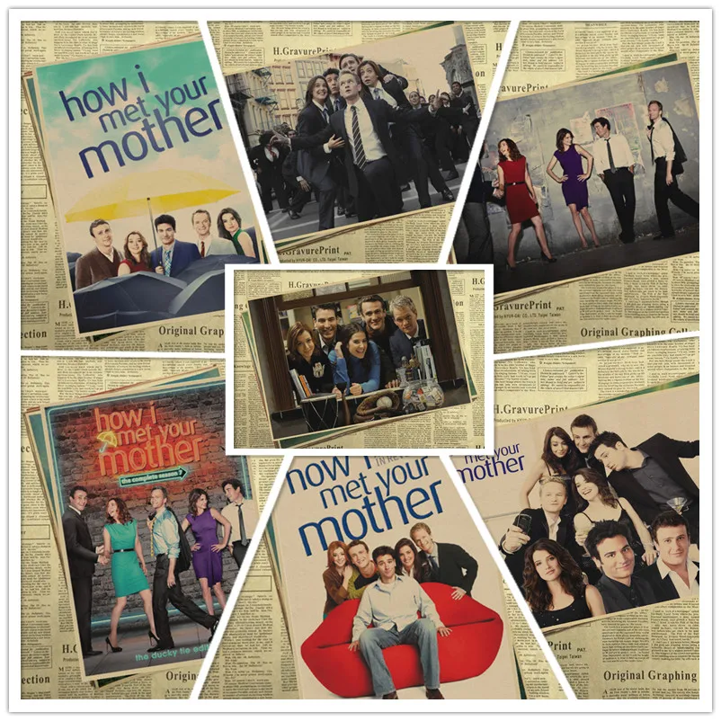 Постеры из крафт-бумаги Как я встретил твою моту настенные постеры для дома и