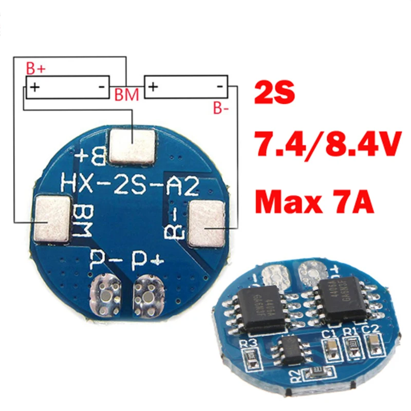 Aokin 2S 5A литий-ионная литиевая батарея 7,4 v 8,4 V 18650 Защитная плата для зарядного устройства bms pcm для литий-ионного аккумулятора Lipo Max 7A аксессуары