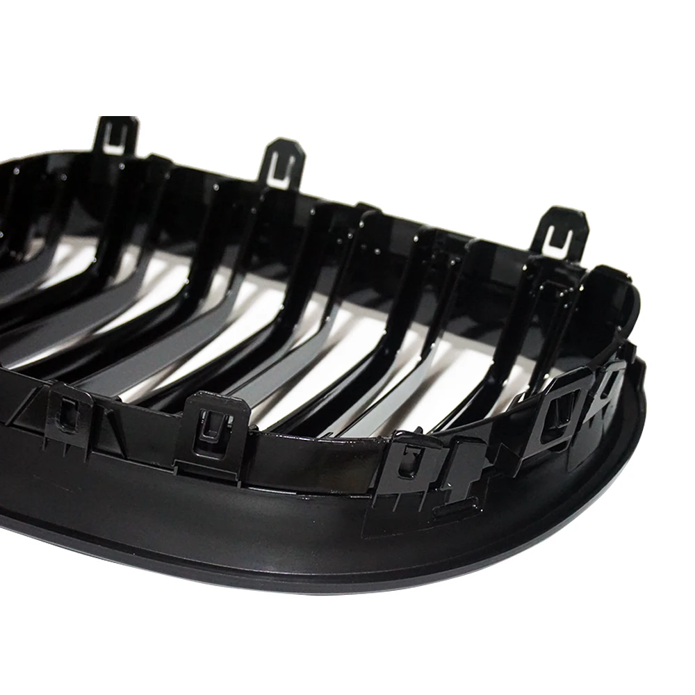 Car Front Kidney Grilles Racing grill for BMW E60 E61 5 Series M5 520I 535I 550I 2004-2009 Dual line Double Slat Auto Styling | Автомобили