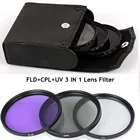 Комплект фильтров для объектива 4952555862677277 мм 3 шт. UV CPL 3-в-1 с сумкой для замены цветных линз