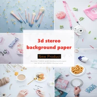 buy 4 free 1 background photography marble wood grain photo studio cosmetics easter decoration waterproof photo background