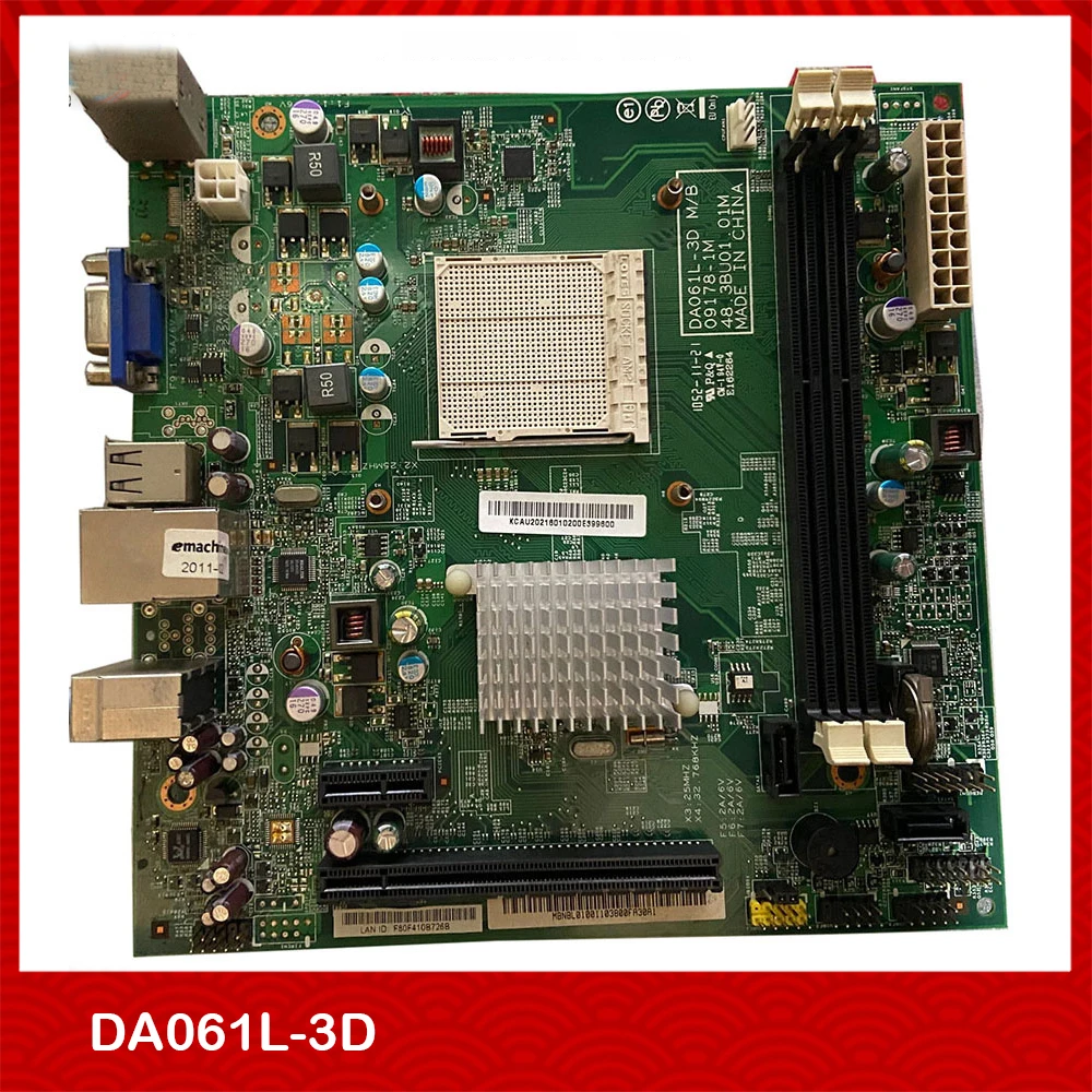 Original Desktop Motherboard for ACER DA061L-3D DA061L3D 48.3BU01.01M M-ITX DDR3 Fully Tested High Quality