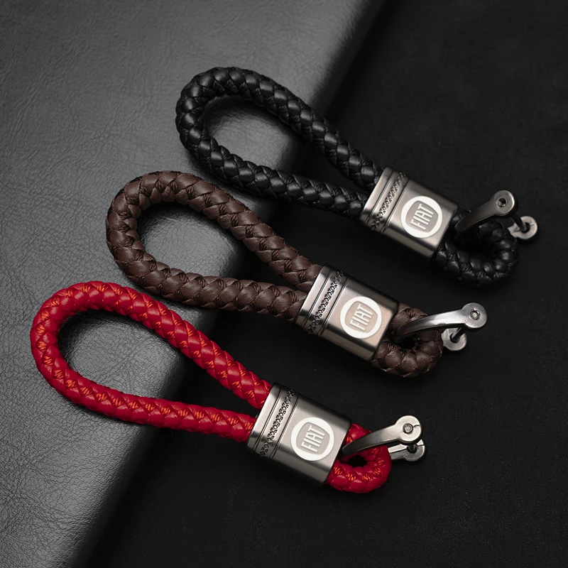 

For Fiat Aegea 500 Punto Stilo Bravo Ducato Linea Panda Uno Palio Tipo Doblo Car Emblem car Styling key chain Laser engraved