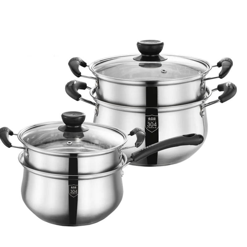 Кастрюля для супа из нержавеющей стали горшок молока антипригарный детского