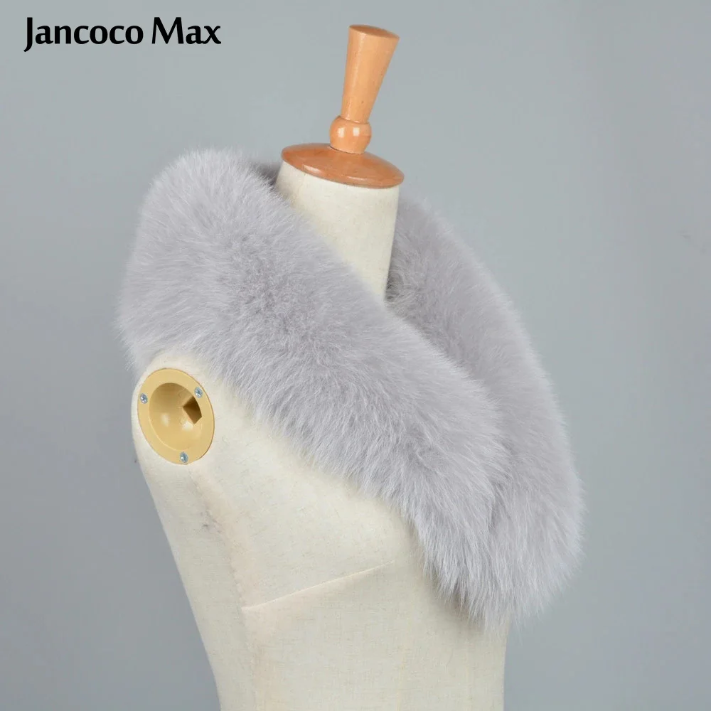 Большой женский шарф из натурального Лисьего меха Jancoco Max модные стильные