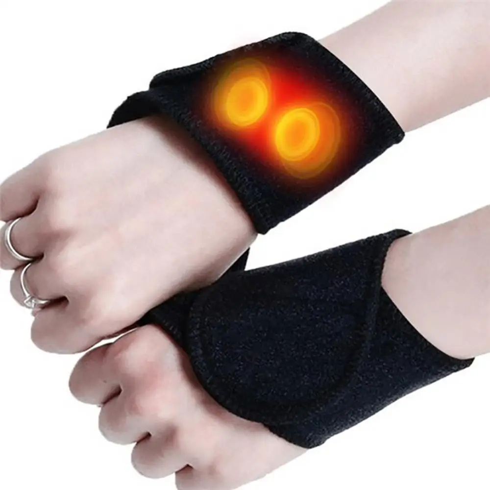 

50% Hot Sale 1 Pair Self-heating Magnetic Warm Wristband Wrist Support Brace Guard Protector
