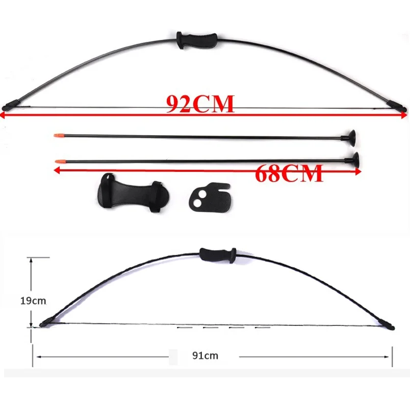 

20 фунтов, Детский комплект для стрельбы из лука, Охотничья игрушка, лук для детей, обучающие игры с 2 чаками, стрелы, палец и рука, защита