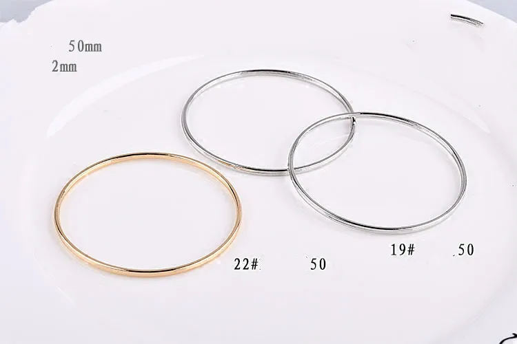 Корейский геометрический минималистичный сплав гальванизированный круглый