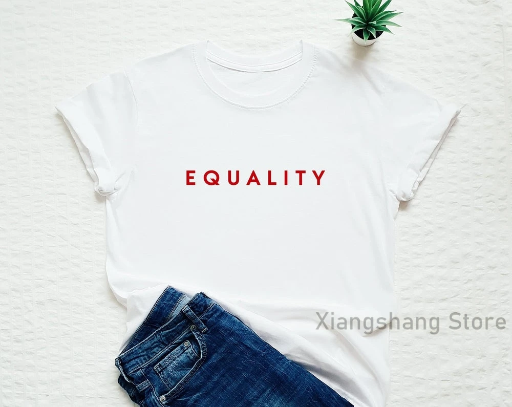 Футболка со знаком равенства футболка феминиста рубашка для равных прав Женская