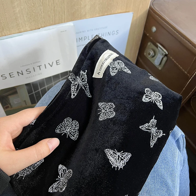 Velvet Butterfly Cosmetic Bag Women Retro Makeup Storage Necesserie Organizer Travel Toiletry Bags Cute Pencil Case |