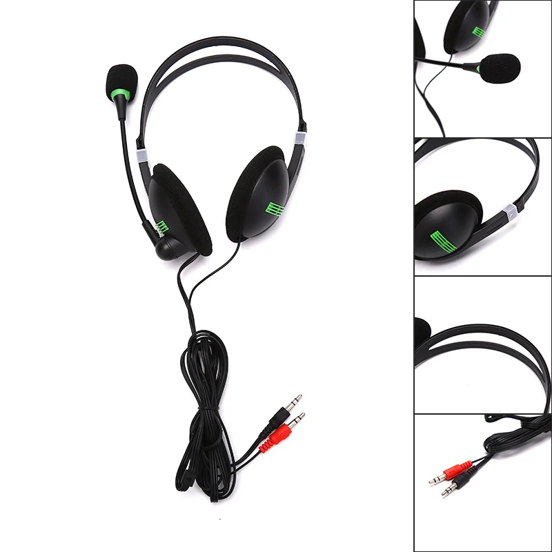 

3.5 Mm Headphone Wired Earphone with Microphone Noise Canceling Computer Headset