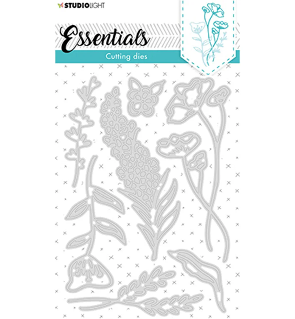 

2022 New Metal Cutting Dies Essentials Long Flowers Scrapbook Photo Album Decoration Embossing Craft Template Diy Gift Handmade
