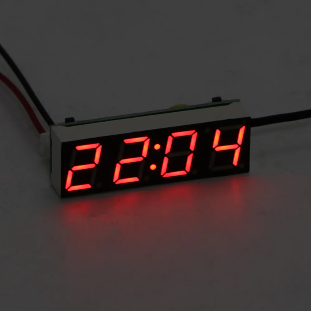 

Multi-function LED Clock Thermometer Temperature Voltmeter Green Blue Red Light LED Display Digital Clock Digital Timer