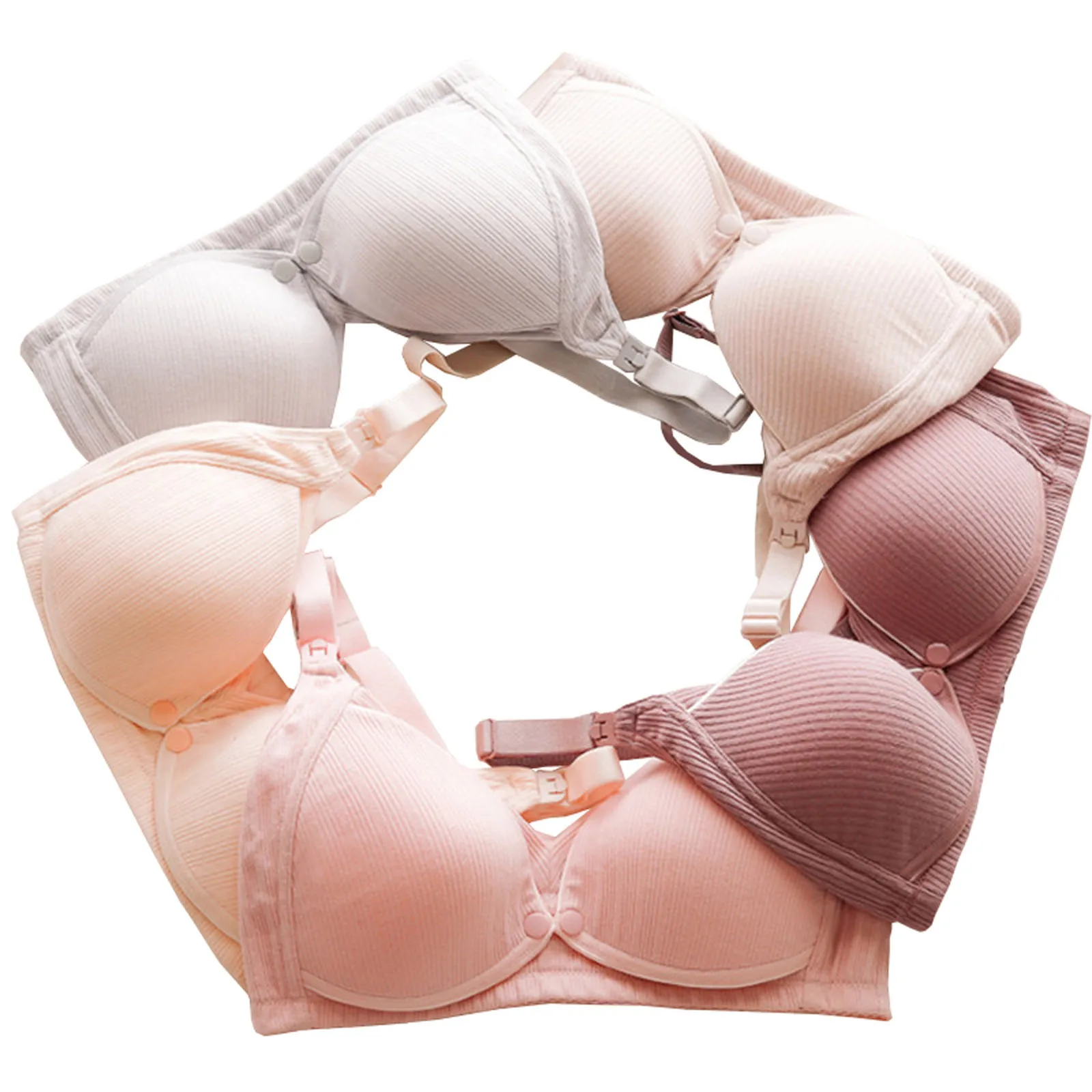 

Maternity Nursing Bra Women Solid Feeding Nursing Pregnant Maternity Bra Openable Underwear Allaitement Pregnancy Clothing