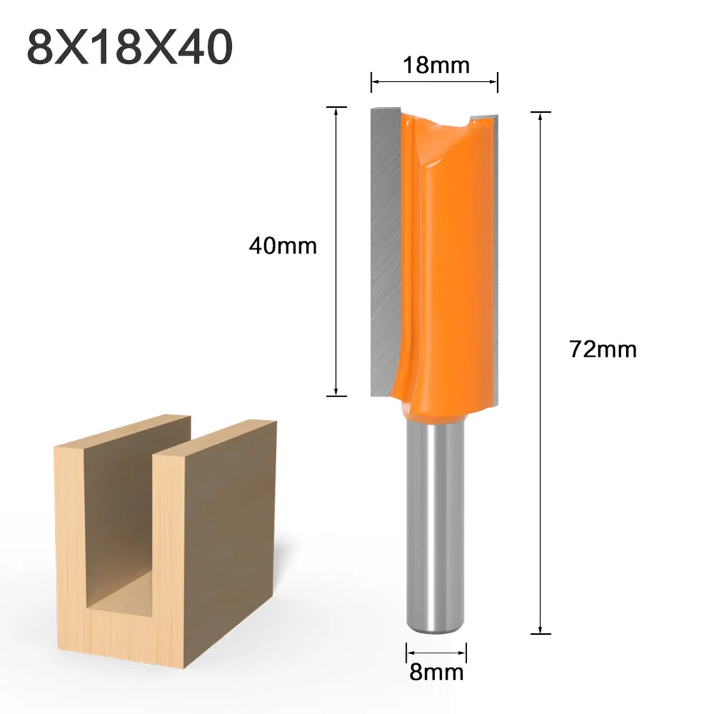 

Double-edged Router Bit Straight Cutter Tool Carbide Cutting tool 3pcs
