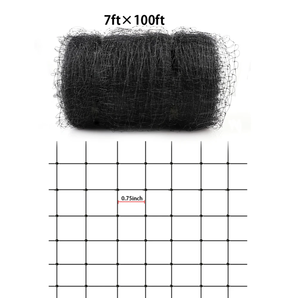

7x100ft Garden Anti-Bird Nets 2.1*30M Farm Fruit Vegetable Protection Net Reusable Durable Anti-Deer Netting Garden supplies