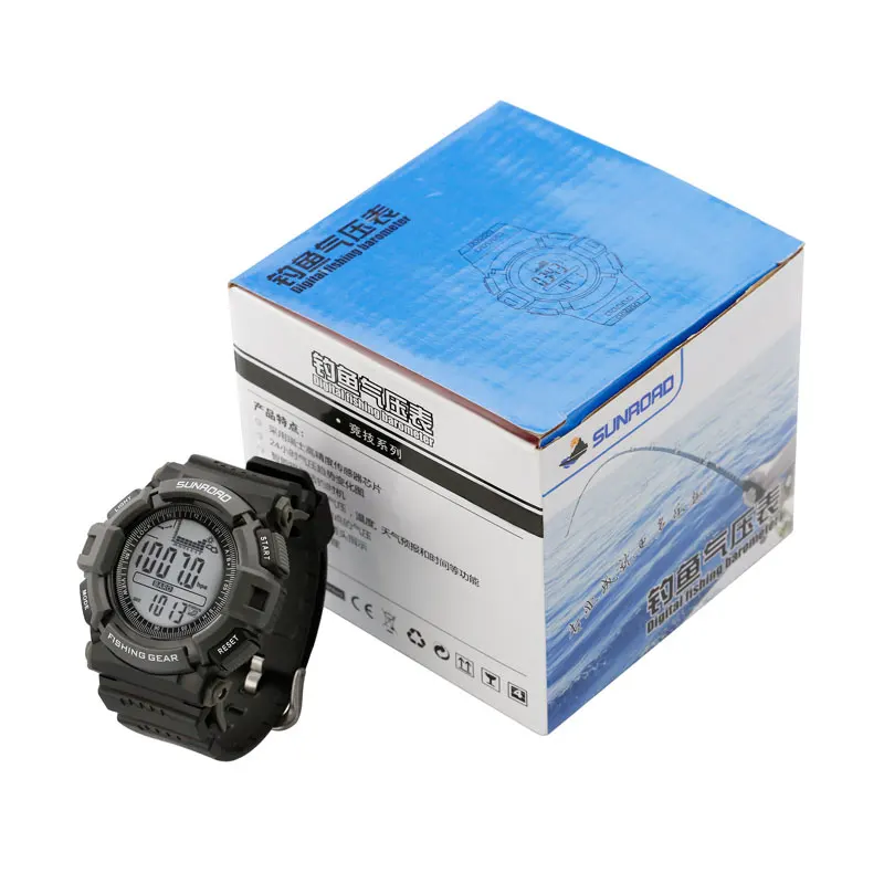 Часы наручные SUNROAD мужские с барометром цифровые водонепроницаемые высотомером