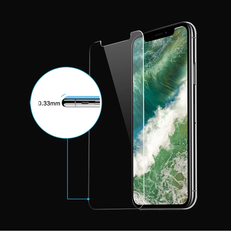 Закаленное стекло 9H для iPhone 11 Pro MAX 2019 X S R XR XS 7 8 6 Plus 5 5S 5C SE 4 защита экрана защитное