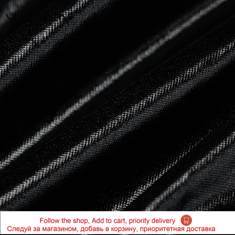 

Yitimuceng Folds Black Two Pieces Set Women Casual Long Sleeve Pullover Pleated Elastic High Waist Long Pants Skinny Spring 2021