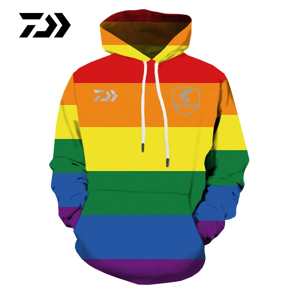 Новинка Мужская весенне-осенняя Толстовка DAIWA для рыбалки ветровка улицы