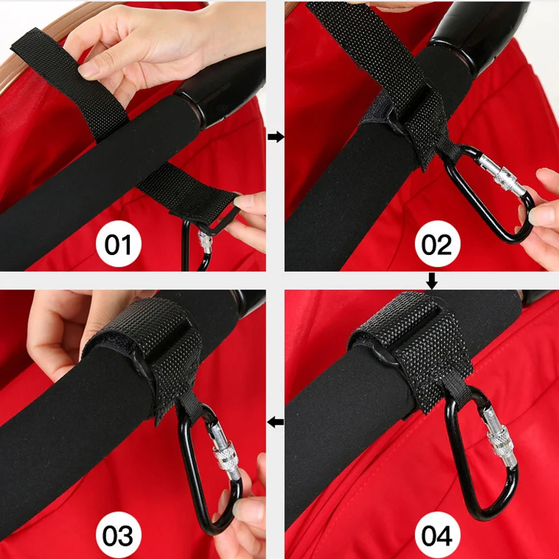 6 видов цветов крючки для детской коляски с замком металлическая коляска