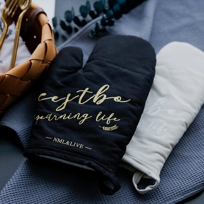 1 предмет хлопковая предохранительная перчатка теплозащитные варежки Кухня