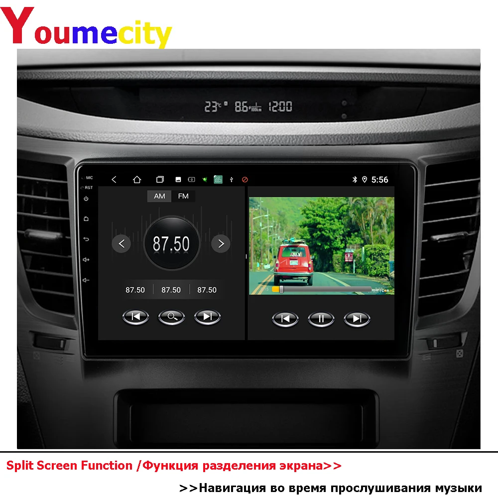 Автомобильный мультимедийный плеер на Android 10 0 DVD для Subaru Legacy Outback 2009 2014 с DSP Gps Carplay