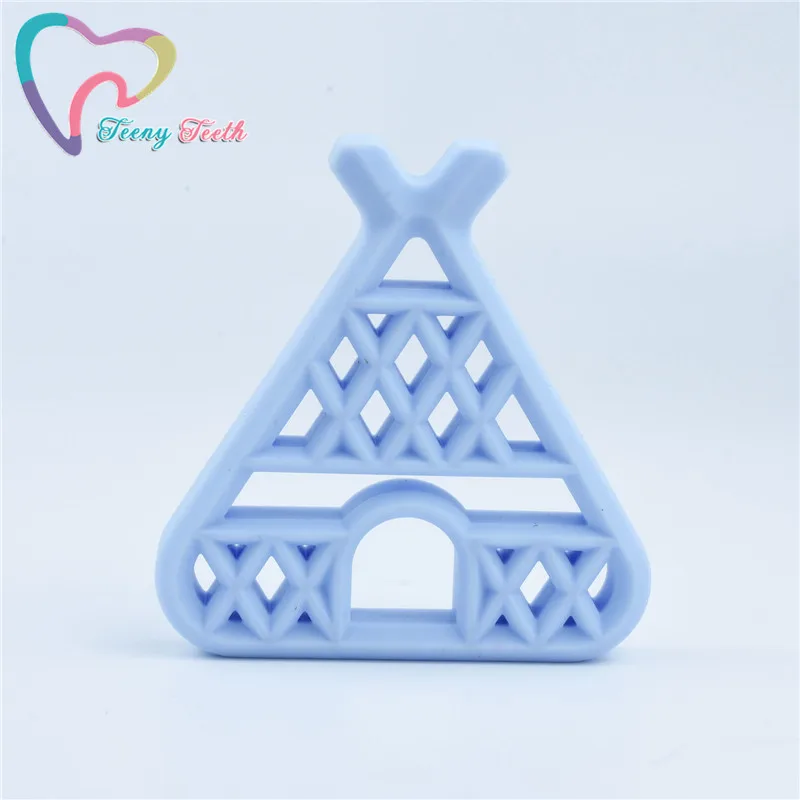 Pastel Blue 1 шт. Большой Прорезыватель Силикона Прорезыватель без БФА, силиконовый кулон для DIY пустышка с зажимом цепи Прорезыватели для зубов поставщиков - Окраска металла: Pastel Blue