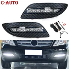 Автомобильные светодиодный ные ДХО Противотуманные фары декоративные ходовые огсветильник 12 в дневные автомобисветильник ры для Mercedes Benz viano 2011 2012 2013 2014 автостайлинг