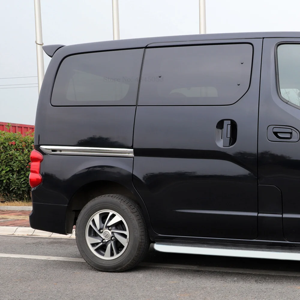 AITWATT для Nissan NV200 Evalia 2010 до ABS Хромированная Боковая дверь дорожка направляющая крышка отделка автомобиля Стайлинг Аксессуары 2шт
