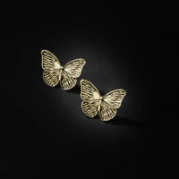 vintage statement earrings women girl retro butterfly stud earring punk hip hop earrings jewelry for party engagement gifts