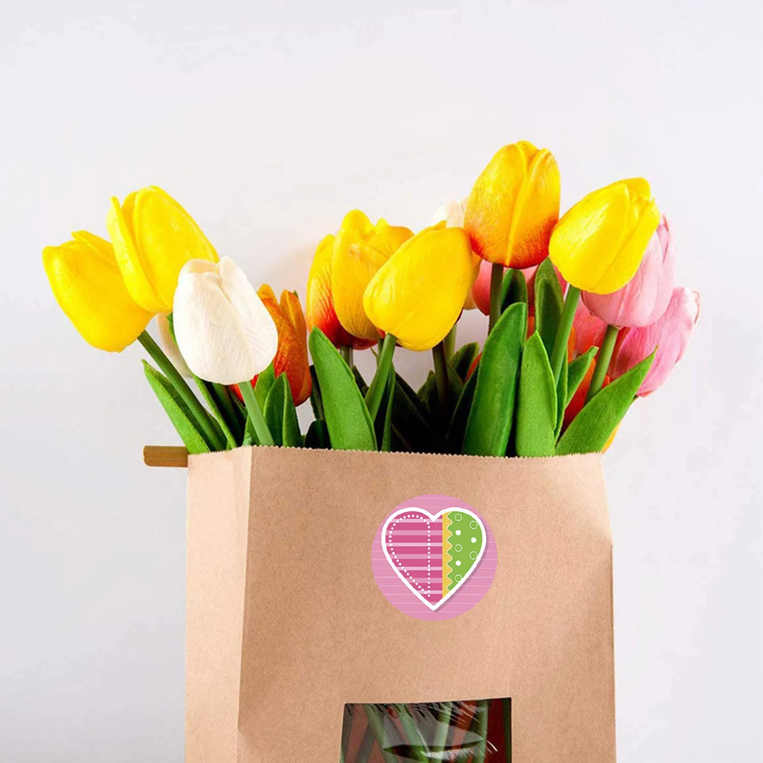 

wholesale 500pcs heart shape Valentine's Day stickers Birthday Party Seal Labels good cute Gift stickers Box Tag favors labels