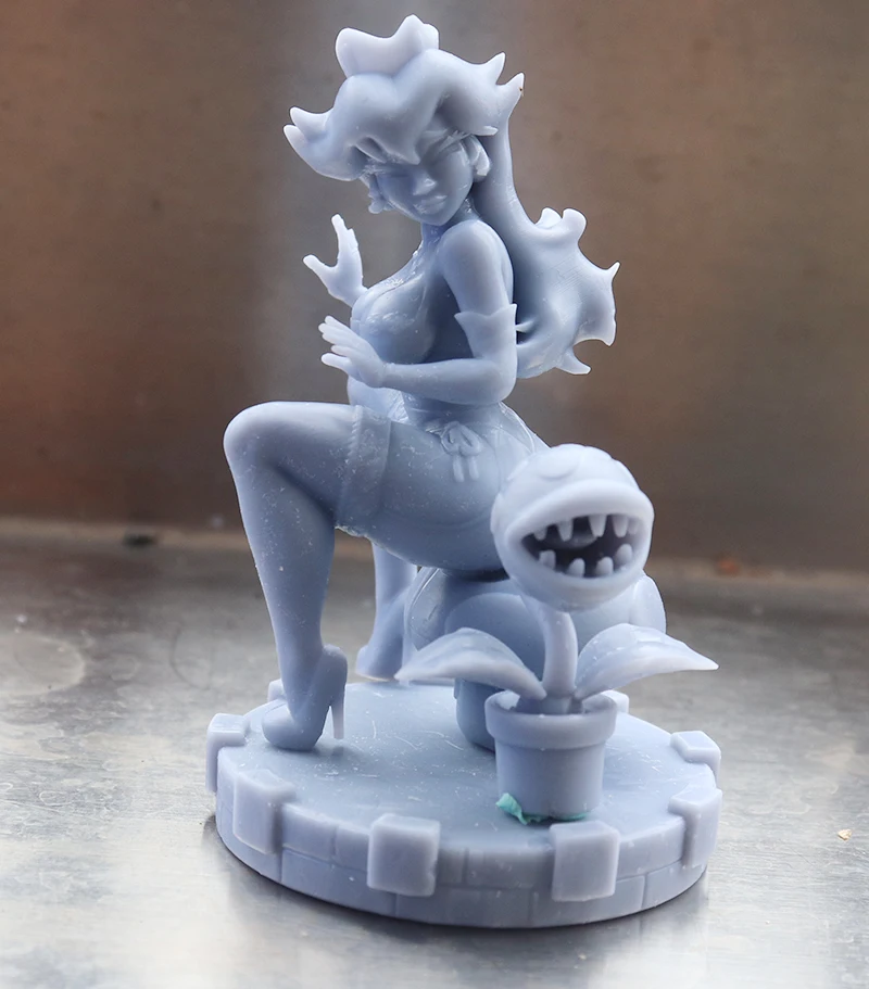 

1/24 75mm 1/18 100mm Resin Model Princess and Flower Figure Sculpture Unpainted No Color RW-313