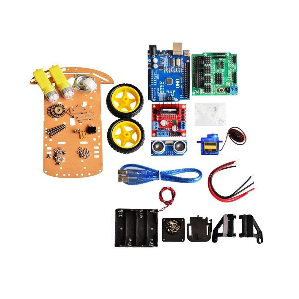 Новый мотор отслеживания обхода умный робот автомобильный комплект шасси
