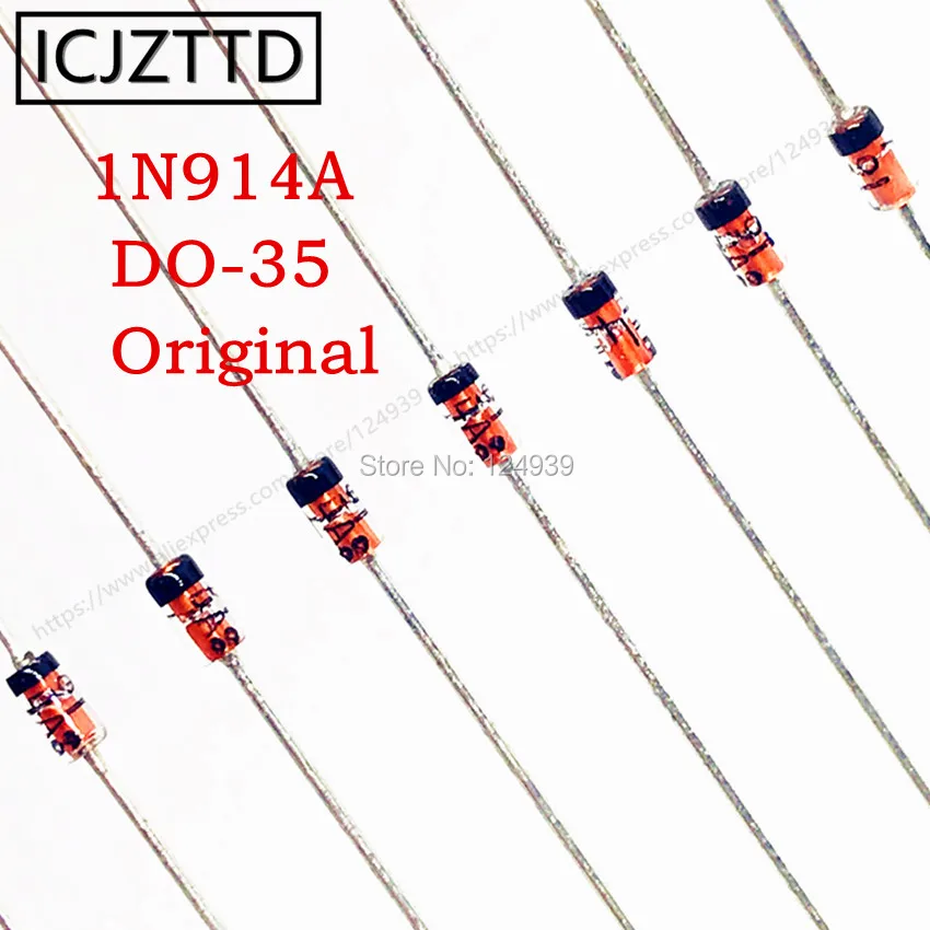 100 шт. 1N816 DO 35 DO35 1N914 1N914A 1N914B 1N916B 1N916 IN916 оригинальный 1N957BRL 1N957B 1N957 1N958 1N958B IN958 1N959B