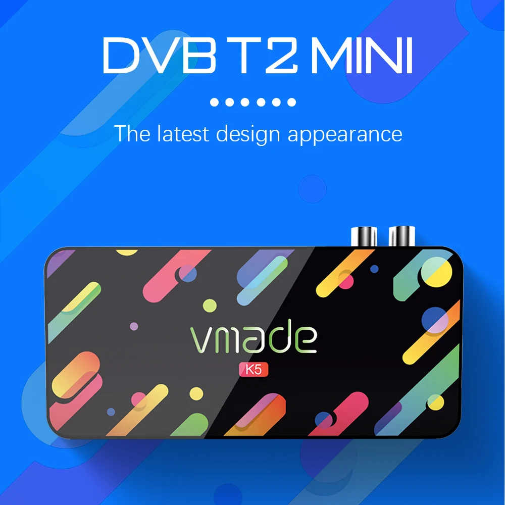 Vmade 2020 DVB T2 H.265 декодер HD 1080P приемник спутниковый ресивер Поддержка Meecast USB WIFI Youtube