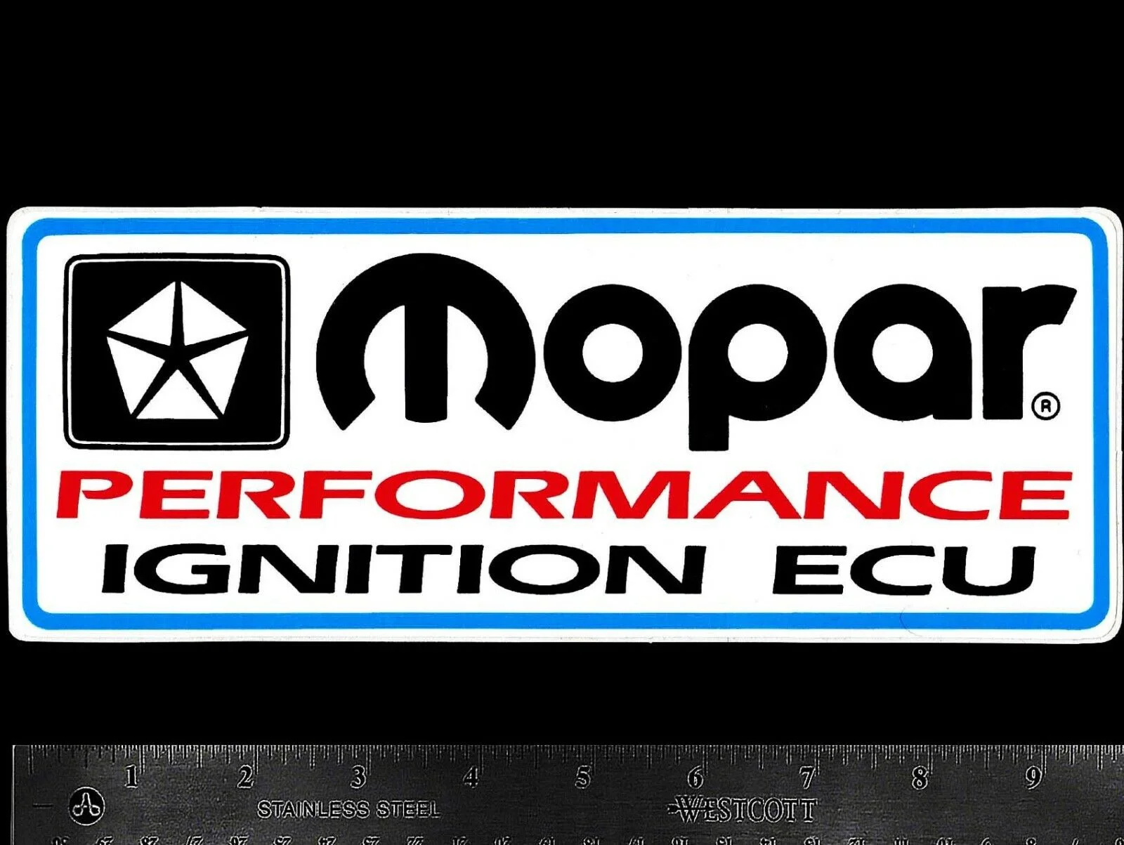 Для x2 MOPAR зажигание ECU-оригинальная винтажная гоночная наклейка/наклейка для DODGE