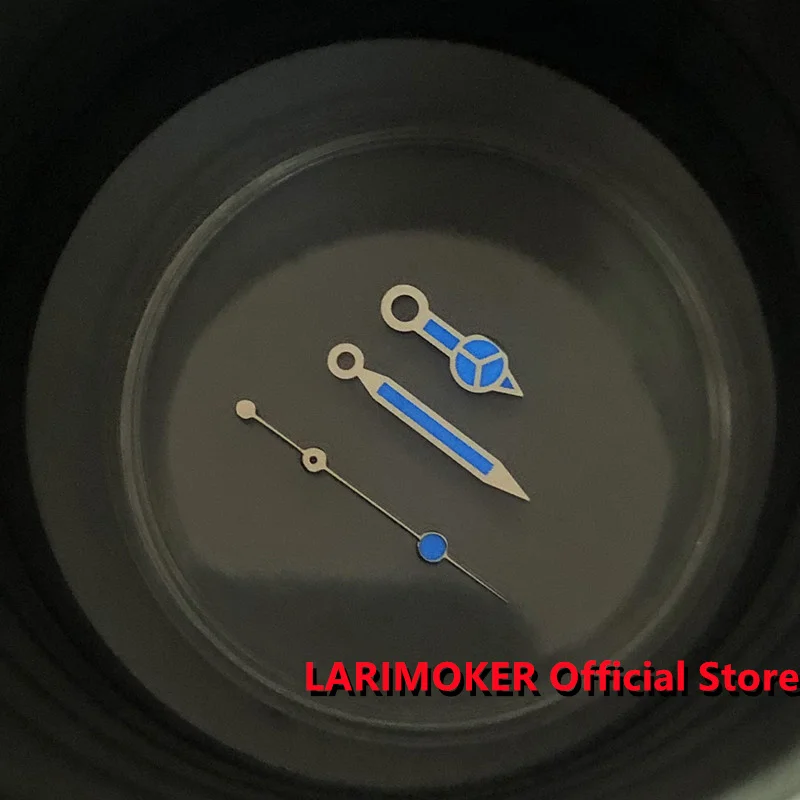 Продажа Синие светящиеся стрелки LARIMOKER подходят для 3135 движений