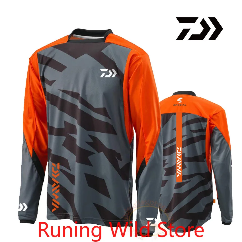 

2022 Fishing Clothing Outdoor Jersey Quick Dry Fishing Cycling Hiking Jersey Large Size Long Sleeve Anti-UV Autumn Fishing Shirt