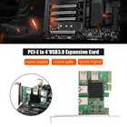 PCI Express Riser карта от 1 до 4 16X PCIe Riser PCI-E от 4X до 4 USB 3,0 адаптер Порт множитель карты для майнинга биткоинов BTC Новинка