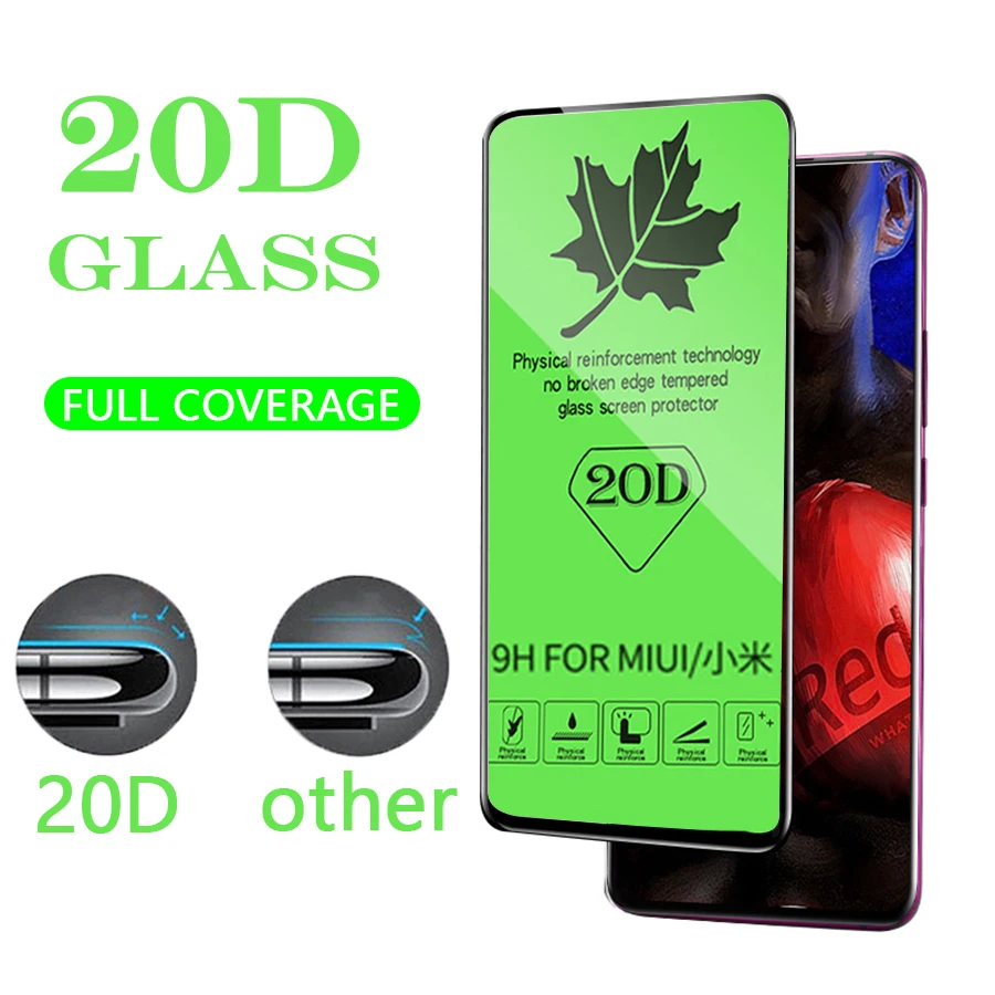 

For Xiaomi Redmi Note 7 Pro Note 8 Pro Xiaomi 9T Pro Glass Screen Protector 20D Tempered Glass For Redmi K20 Pro 8A note8 Glass
