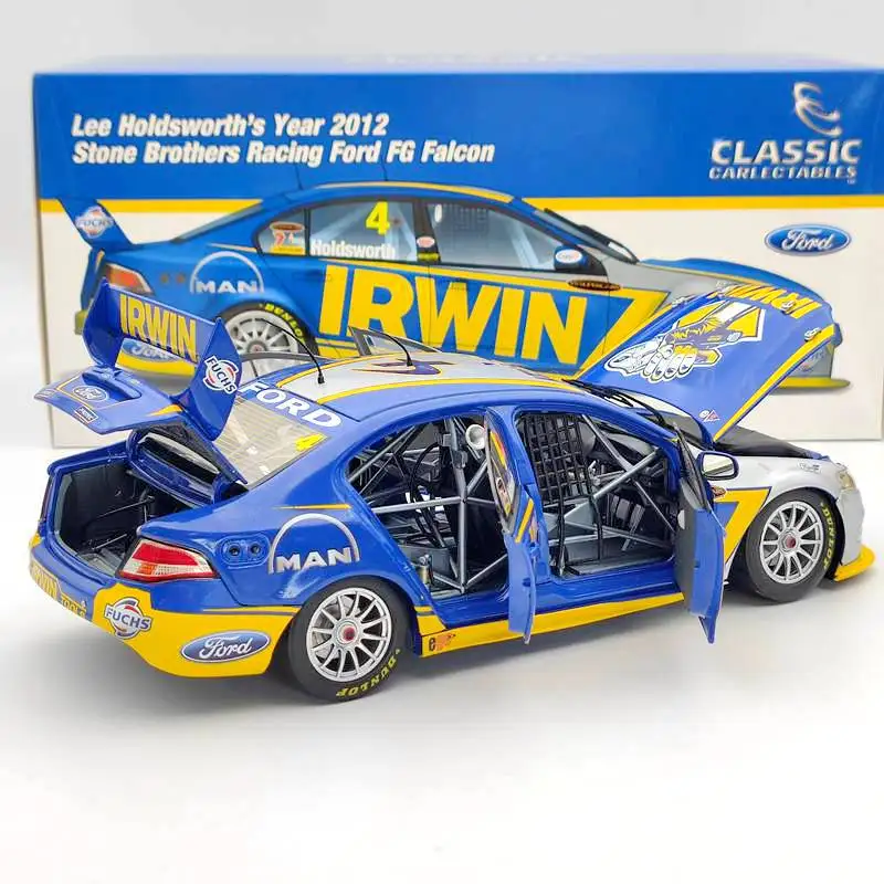 

Classic 1:18 For Lee Holdsworth's 2012 Stone Brothers Racing Ford FG Falcon #4 NO.18505 Diecast Models Auto Toys Collection