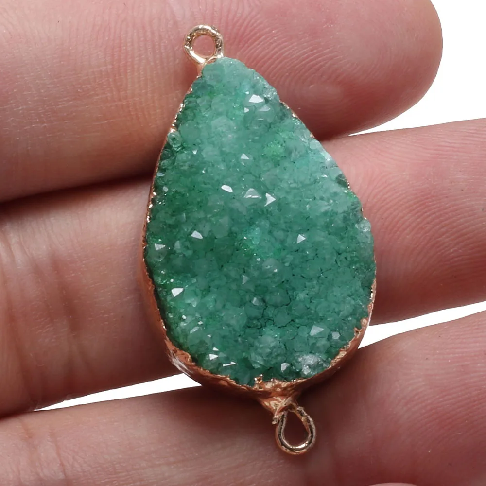 

Подвеска из натурального камня, агата, 2 отверстия, 23 х40 мм