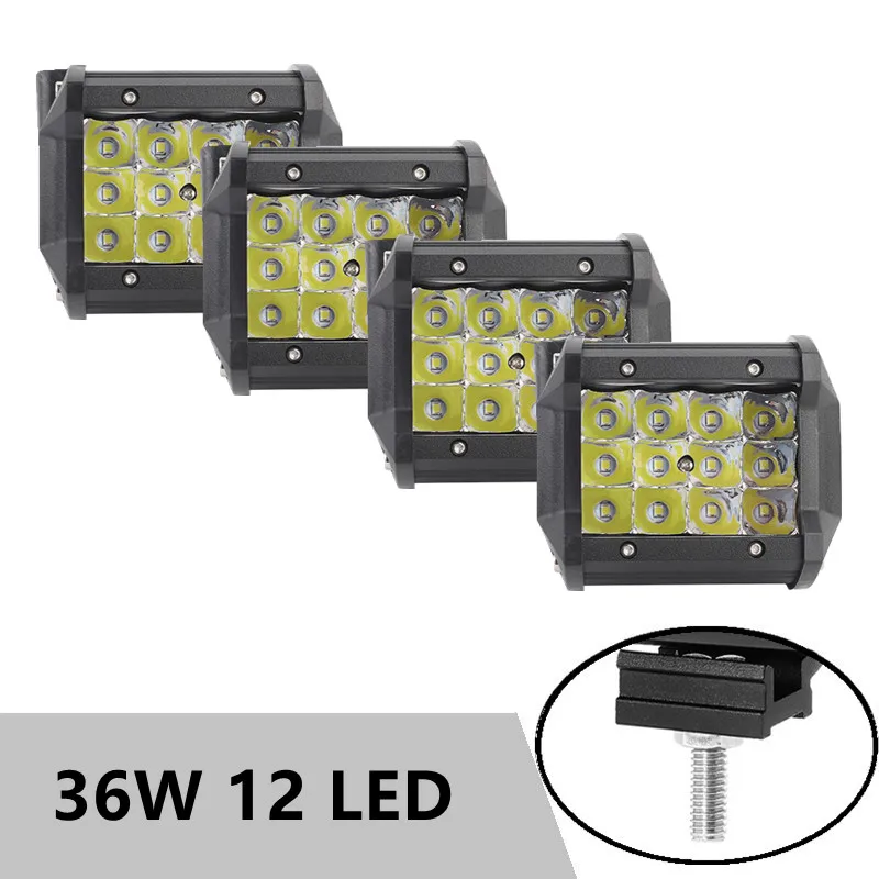 36 Вт 12 Светодиодный комбо Подсветка бар прожектор для езды по бездорожью