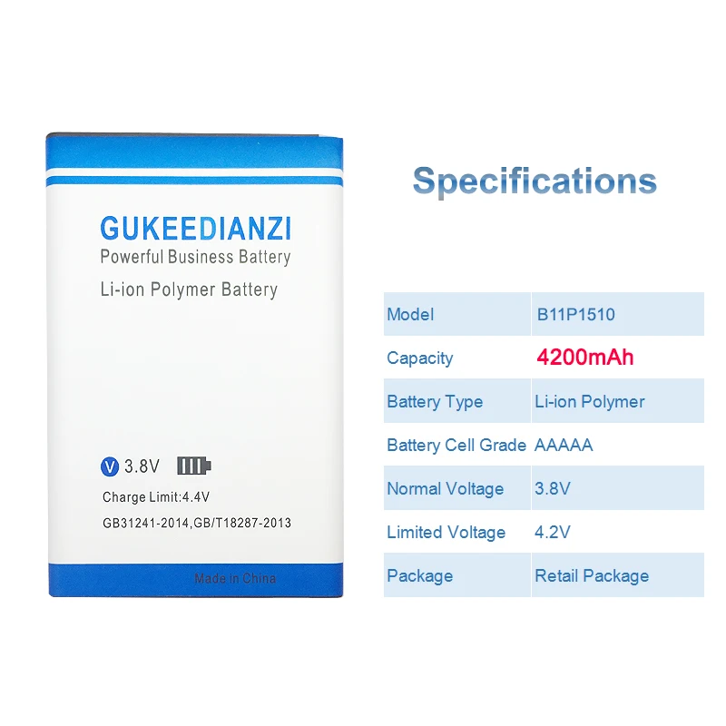 4200mAh B11P1510 перезаряжаемый мобильный аккумулятор для ASUS Zenfone Go Tv ZB551KL X013DB литий-ионные аккумуляторы