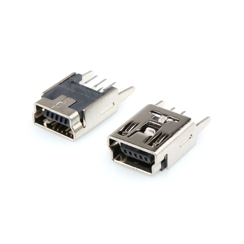 Гнездовой разъем Mini USB 5Pin 100 градусов 180 шт.|connector 5pin|connector femaleconnector socket |